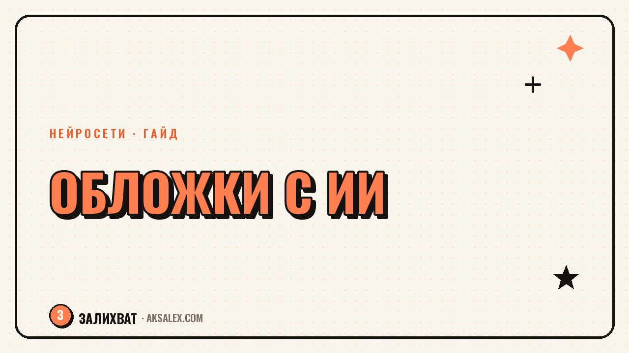Нейросети для обложек и превью блога