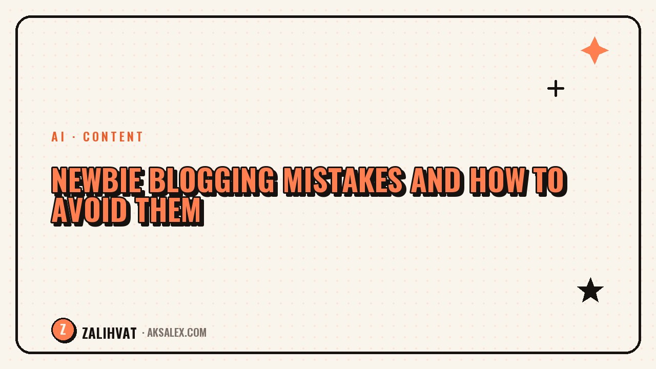 Beginner blogging mistakes and how to avoid them